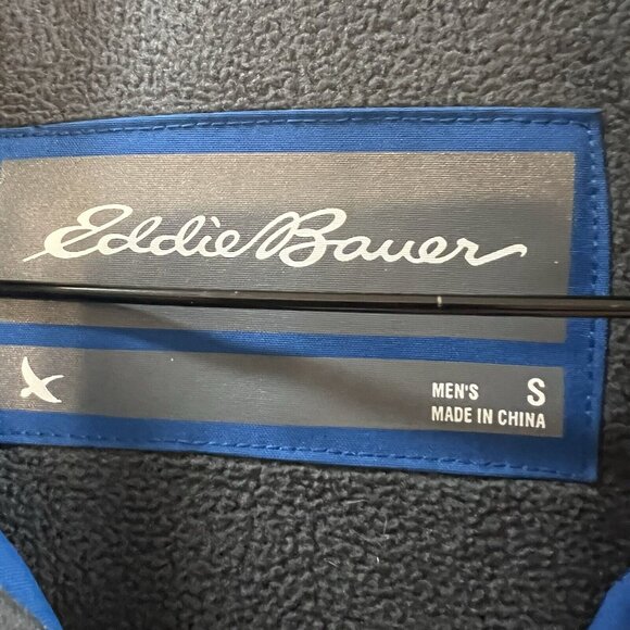 Eddie Bauer Weather Edge Plus Stretch Jacket Men's Small Blue Softshell - Picture 3 of 16